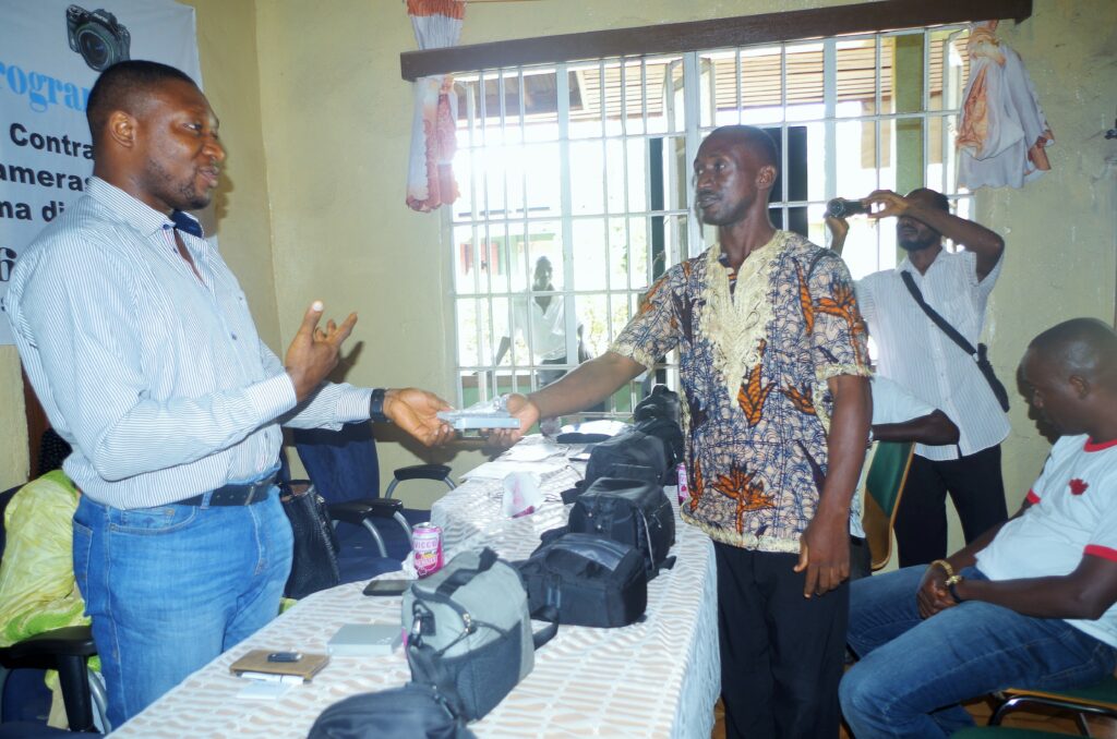 YAD Signs Revolving Loan Contract With Young Photographers in Kenema District
