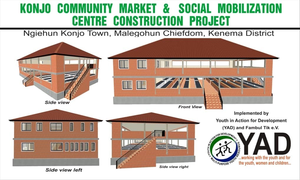 YAD Launches Community Market and Social Mobilization Centre Construction Project